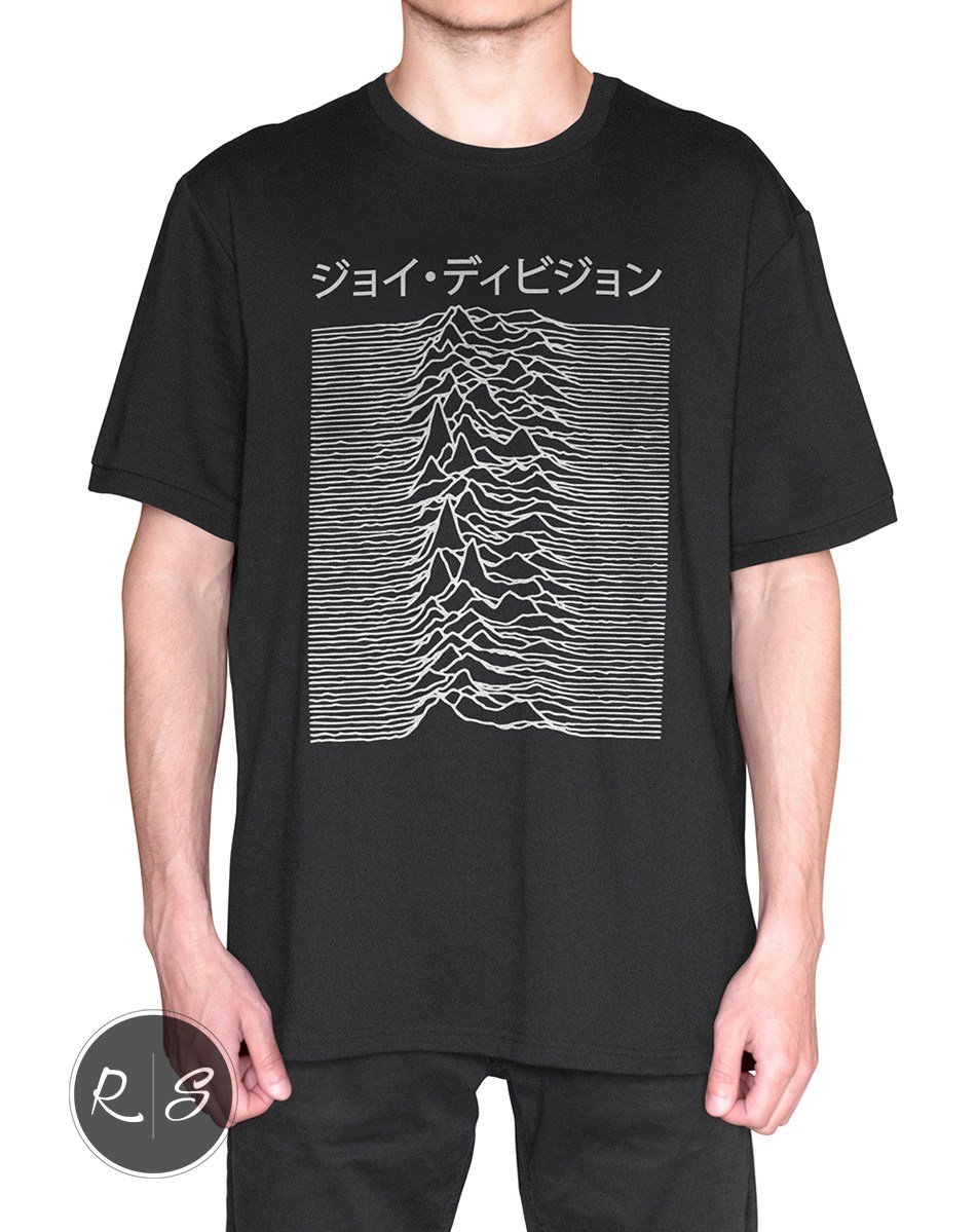 Japanese T Shirt Joy Division Used on Unknown Pleasures Revel Shore