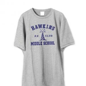 Stranger Things Hawkins Middle School AV Club Adult T-Shirt