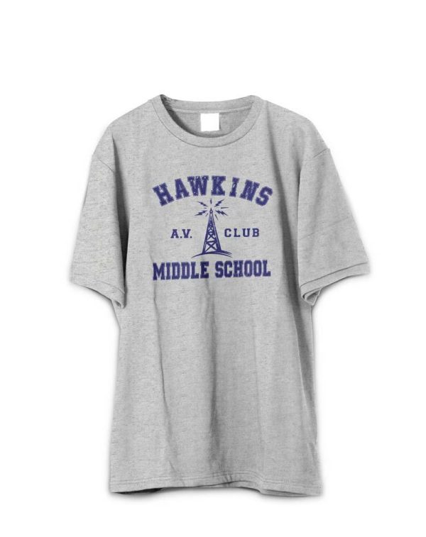 Stranger Things Hawkins Middle School AV Club Adult T-Shirt