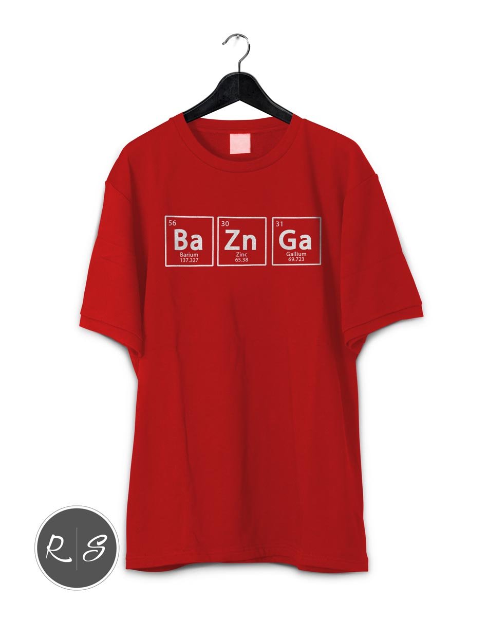 kans Regan premier Bazinga Chemical Element Big Bang T-Shirt - Revel Shore