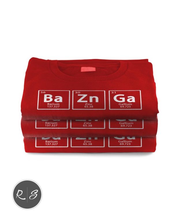 Bazinga Chemical Element Big Bang T-Shirt