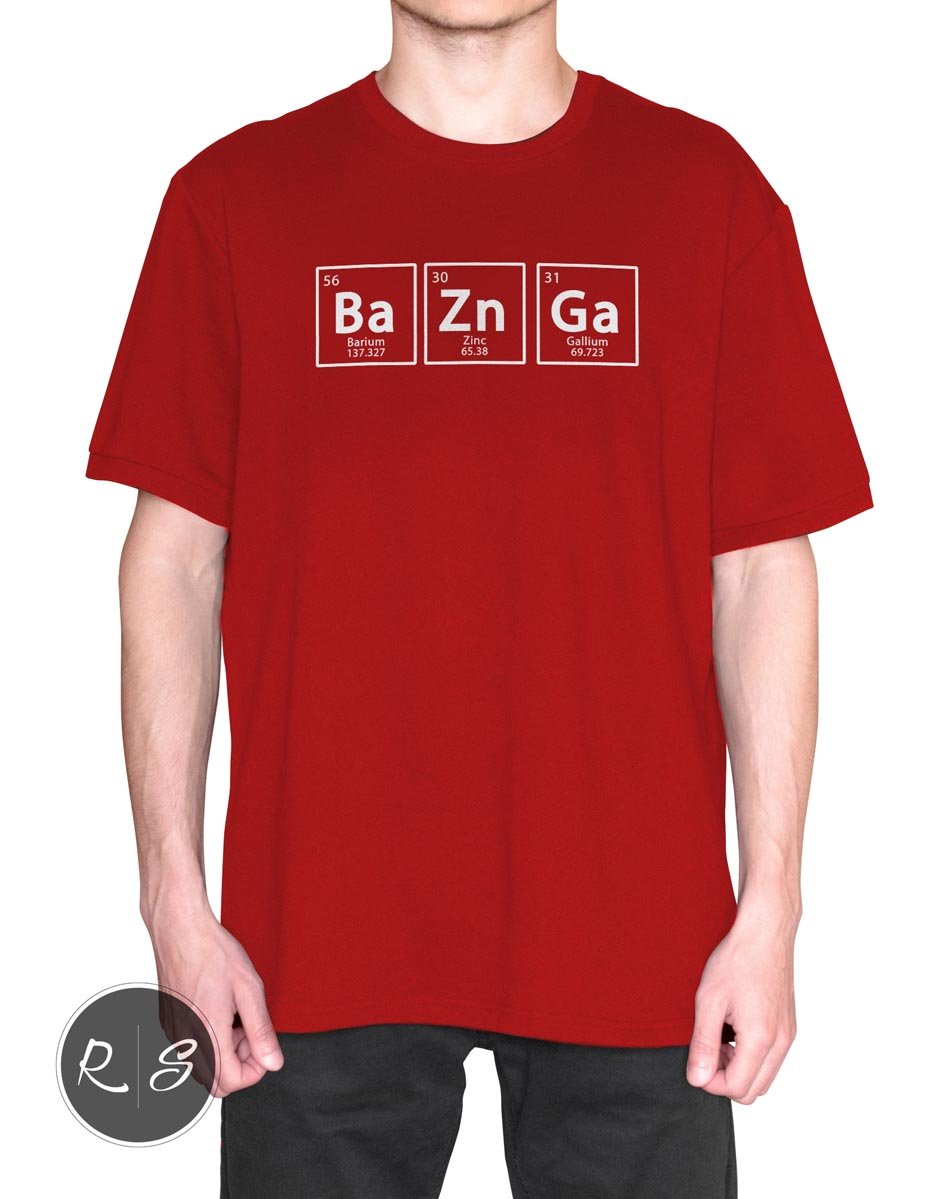 Bazinga Chemical Element Big Bang T-Shirt - Revel Shore