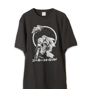 Japanese Samus Metroid Inspired Interstellar Grunge T-Shirt