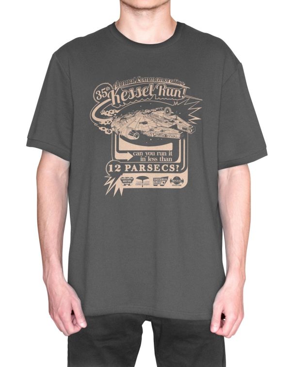 Star Wars 35th Annual Commemorative Kessel Run MILLENIUM Falcon T-Shirt