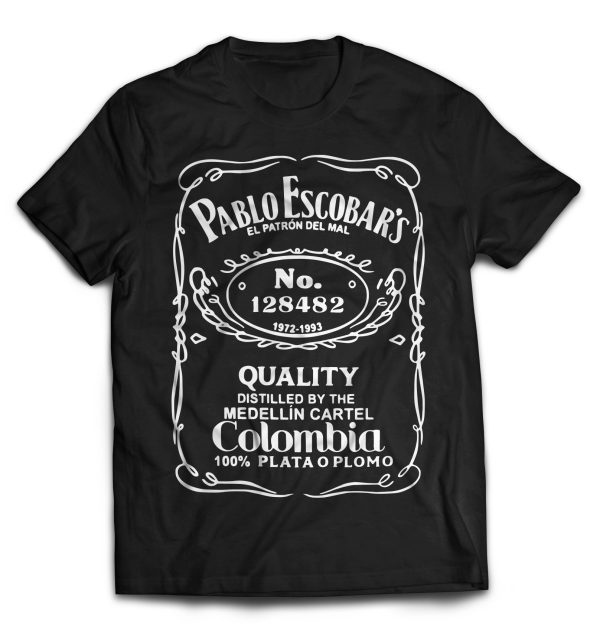 Pablo Escobar T-Shirt Front Black